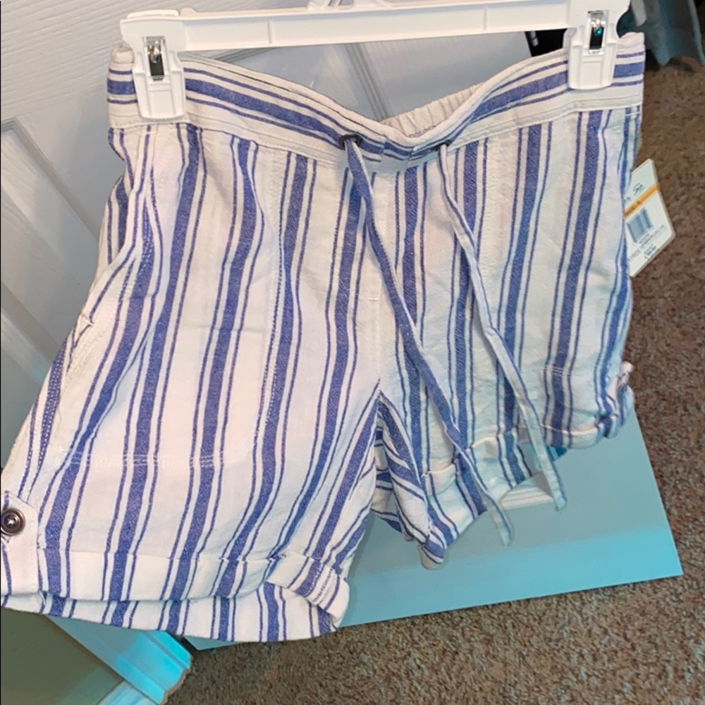 stripe shorts